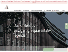 Tablet Screenshot of chilehaus.de